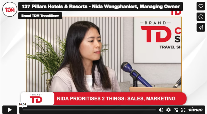 TDM interviews Nida Wongphanlert, Managing Owner, 137 Pillars Hotels & Resorts